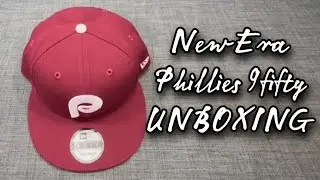 New era Phillies 9fifty snapback cap -Unboxing