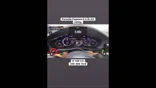 Зачем Каен Турбо если можно чипануть S. Porsche Cayenne S 2.9t st1 535 hp 0-100 4.0 100-200 10.8