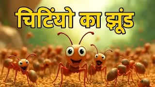 चिटिंयो का झूंड। एकता मे शक्ति। motivational story