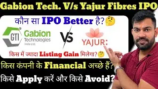 Gabion Technologies IPO | Yajur Fibres IPO | Gabion Technologies IPO GMP | Yajur Fibres IPO GMP |