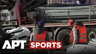 Workers Rush to Complete Olympic Venues as Athletes Arrive in Cortina d&rsquo;Ampezzo | APT