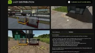 Farming Simulator 25 - Lazy Distribution, Mod Test