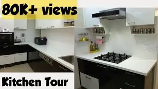 Indian Kitchen Tour in English | Kitchen organization | Modular Kitchen | INDIAN VLOG|