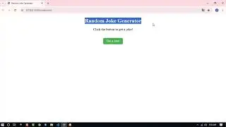 Random Joke Generator  javascript #javascriptproject5 #programming #explorejs