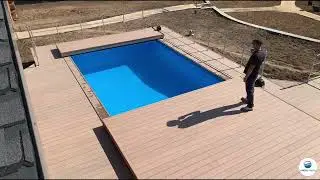 Автоматическая раздвижная терраса для бассейна от компании United Pools