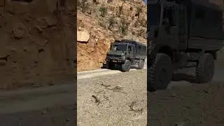 Unimog on the road.  #offroad #unimog #adventure