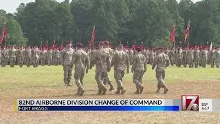 82nd Airborne Division change of command at Fort Brag
