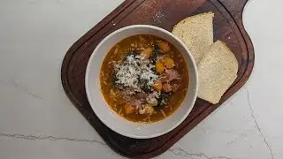 Ribollita. Italian soup. A recipe from CNN's Stanley Tucci Searching for Italy Episodes. #cookalong