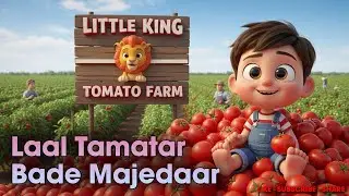 Laal Tamatar Bade Majedaar 🍅 | Tomato Song for Kids | Hindi Kids Rhymes | Healthy Food Rhyme
