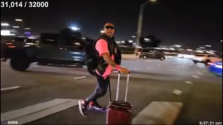 Fousey Goes To The Airport On A SCOOTER After Almost Missing His Flight (W/ Chat)