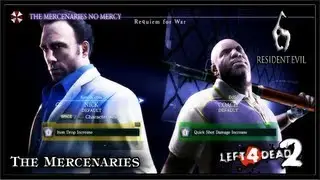 Resident Evil 6 PC Gameplay (Coop) - Left 4 Dead 2 / The Mercenaries No Mercy - Requiem for War
