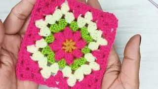 The Best Crochet Granny Square which you will ever see @crochetABC