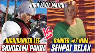 TEKKEN 8 ▰ SHINIGAMI PANDA (Lee) vs SENPAI RELAX (#7 Ranked Nina) ▰ T8 HIGH LEVEL GAMEPLAY