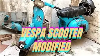 Scooter modified in Pakistan || Old scooter modified || Shan Creative Content