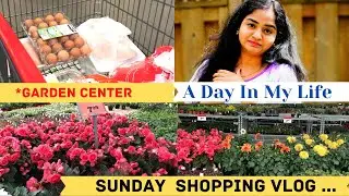 Sunday Shopping Vlog|Garden centre Shopping|ലോക്കഡൗണിലെ ഷോപ്പിംഗ് Malayalam Vlog