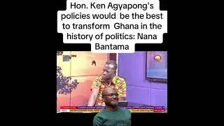 The only politician with strong policies to develop Ghana and create jobs is Hon ken Agyapong