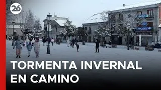 🇪🇸 AHORA - ESPA&Ntilde;A | Nev&oacute; en Madrid y el pa&iacute;s est&aacute; en alerta por la ola polar