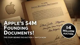 Учредительные документы Apple стоимостью 4 миллиона долларов: технологическое сокровище
