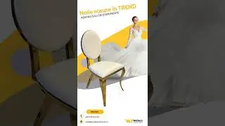 Scaun HORECA Gold  -pentru sali de evenimente,sali conferinta,cort,restaurant #shorts