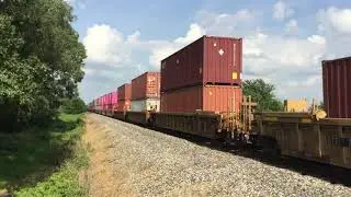 UP 7022 (C44ACM) & UP 6306 (AC44CW) lead UP I-G4SI near Wenona, IL 07/25/20