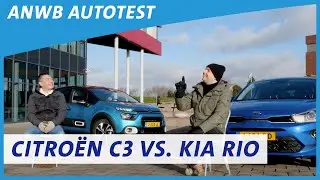 Citroën C3 vs. Kia Rio (KNAPT HET B-SEGMENT OP VAN DEZE FACELIFTS? | ANWB Autotest