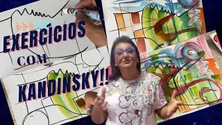 3 exercícios com kandinsky!! Cores e Música!!