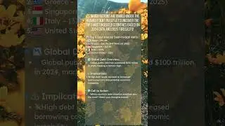 Top 5 Countries Drowning in Debt 💸 (2025 Edition)