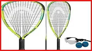 Great product -  HEAD MX Hurricane Pack - Beginners Pre-Strung Racquetball Racket Set w/ Goggles & T