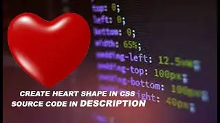 how to create heart beating animation in CSS TOOL ARE codepen.io/pen/