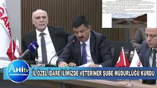 İL &Ouml;ZEL İDARE İLİMİZDE VETERİNER ŞUBE M&Uuml;D&Uuml;RL&Uuml;Ğ&Uuml; KURDU