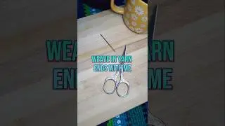 How to weave yarn ends in like a pro! #CrochetTips #CraftingHacks #Crochet #CrochetTutorial