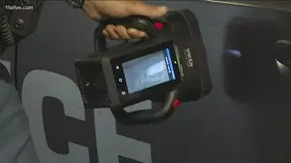 Floyd County Police using handheld x-ray camera to detect drugs hidden in vehicles
