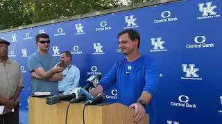 Kentucky OC Rich Scangarello- 9/20 Practice