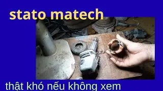 If you have never wound a stator of matech grinder, please watch this immediately/ copper wire wi...