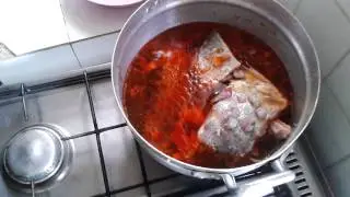 Sauce Attiéké en pays Ebrié Etape 1