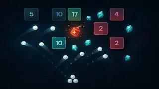 Энтропия | Успокаивающая тактическая игра в разбивание мяча с кристаллами и взрывными блоками - Э...