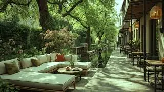 Garden Courtyard Caf&eacute; Jazz 🌿 Cozy Outdoor Ambience & Smooth Jazz for Focus, Work and Relaxation
