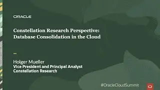 Lowering Costs with Database Consolidation &ndash; Constellation Research