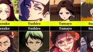 All Characters turned into Demons in Demon Slayer