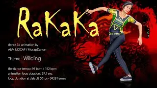 #iClone - Rakaka - #91bpm #182bpm - dance animation