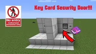 How to build Minecraft Keycard Door | Lightspeed Tutorials