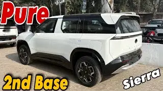 TATA SIERRA Pure Model 2026 🔥| New Tata SIERRA Pure 2nd Base Model 2026 | Full Review & Price