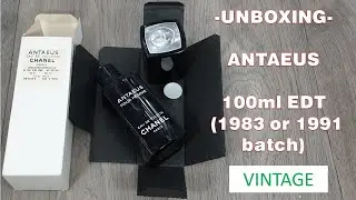 Unboxing _ Vintage - Antaeus Pour Homme by Chanel (1983 batch)