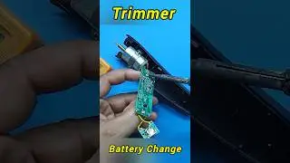 Trimmer Repair || Trimmer Battery Change @TechnoTopics