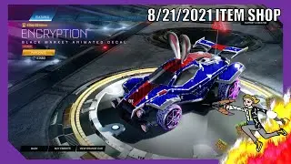 *Black Market* Crimson Encryption Animated Universal Decal! | Rocket League Item Shop (21/8/2021)