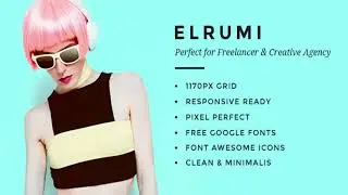Elrumi - Creative HTML5 Bootstrap Template | Themeforest Website Templates and Themes