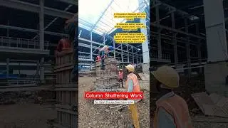Quick Guide to Column Shuttering #column #columnshuttering #shorts #civilengineer #civilengineering