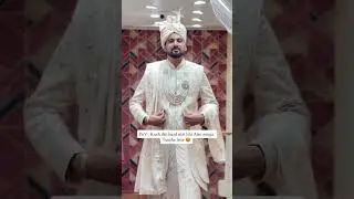 Groom for Mens Wedding 😍 #wedding #groomwear #sherwani  #shorts