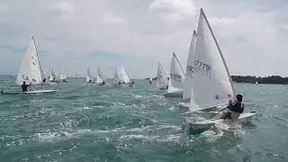 Bembridge SC Regatta 2017 - Start of the Laser 4.7 race on Friday