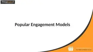 How To Choose The Right Engagement Model While Outsourcing